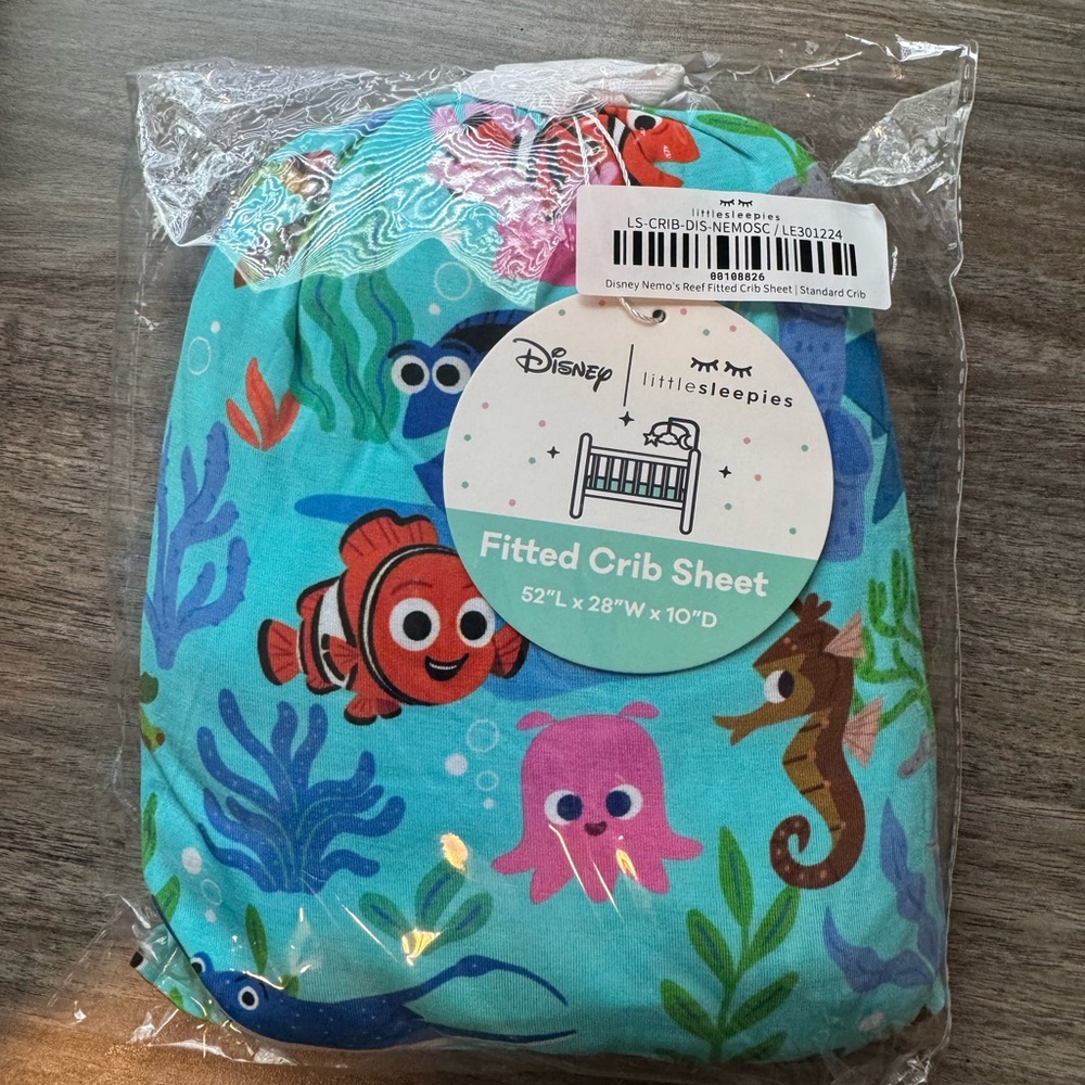 Little Sleepies Disney Fitted Crib Sheet
